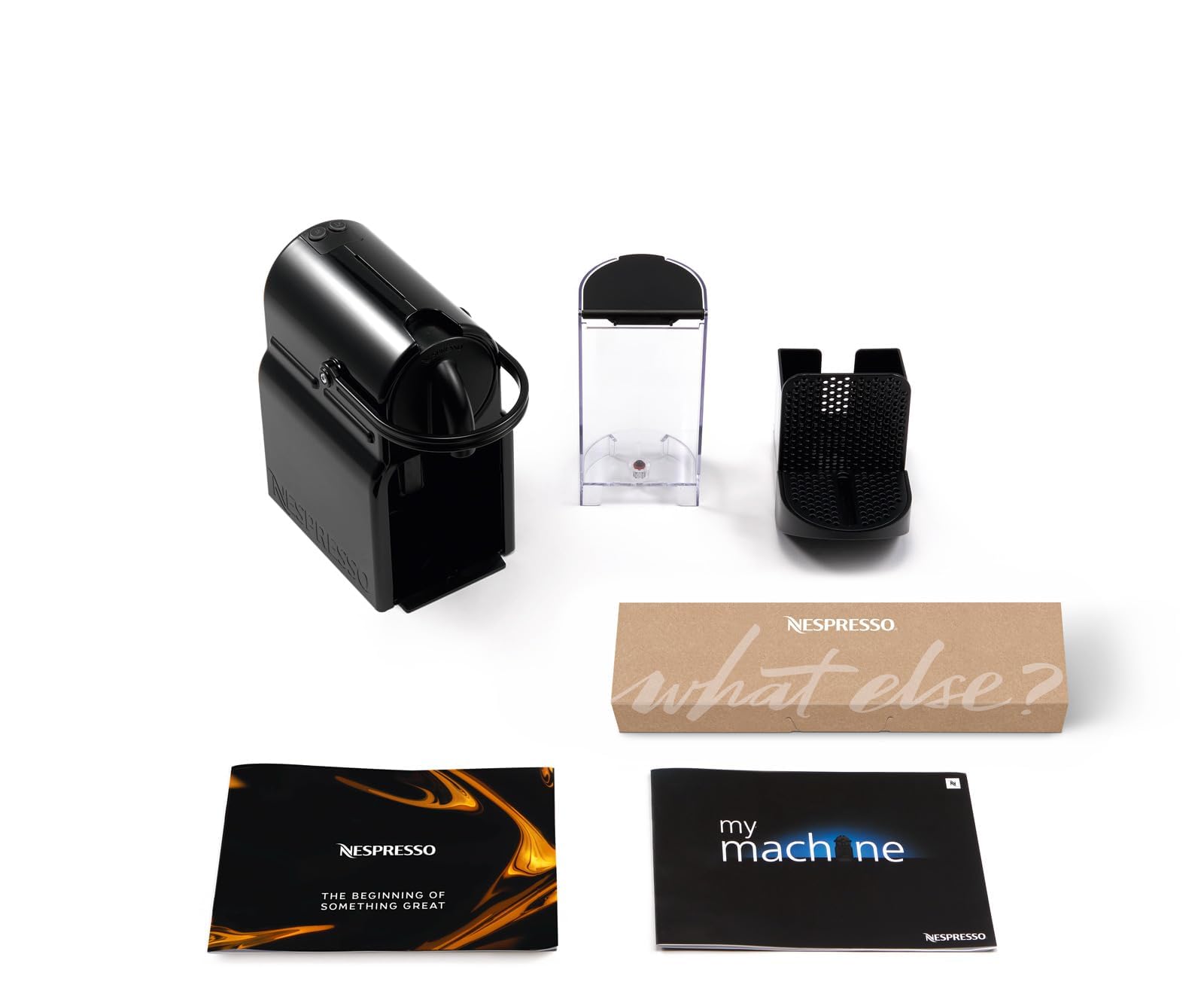 Machine à Café Expresso Noir 19 Bars + Kit Bienvenue – Design Compact EN80.B