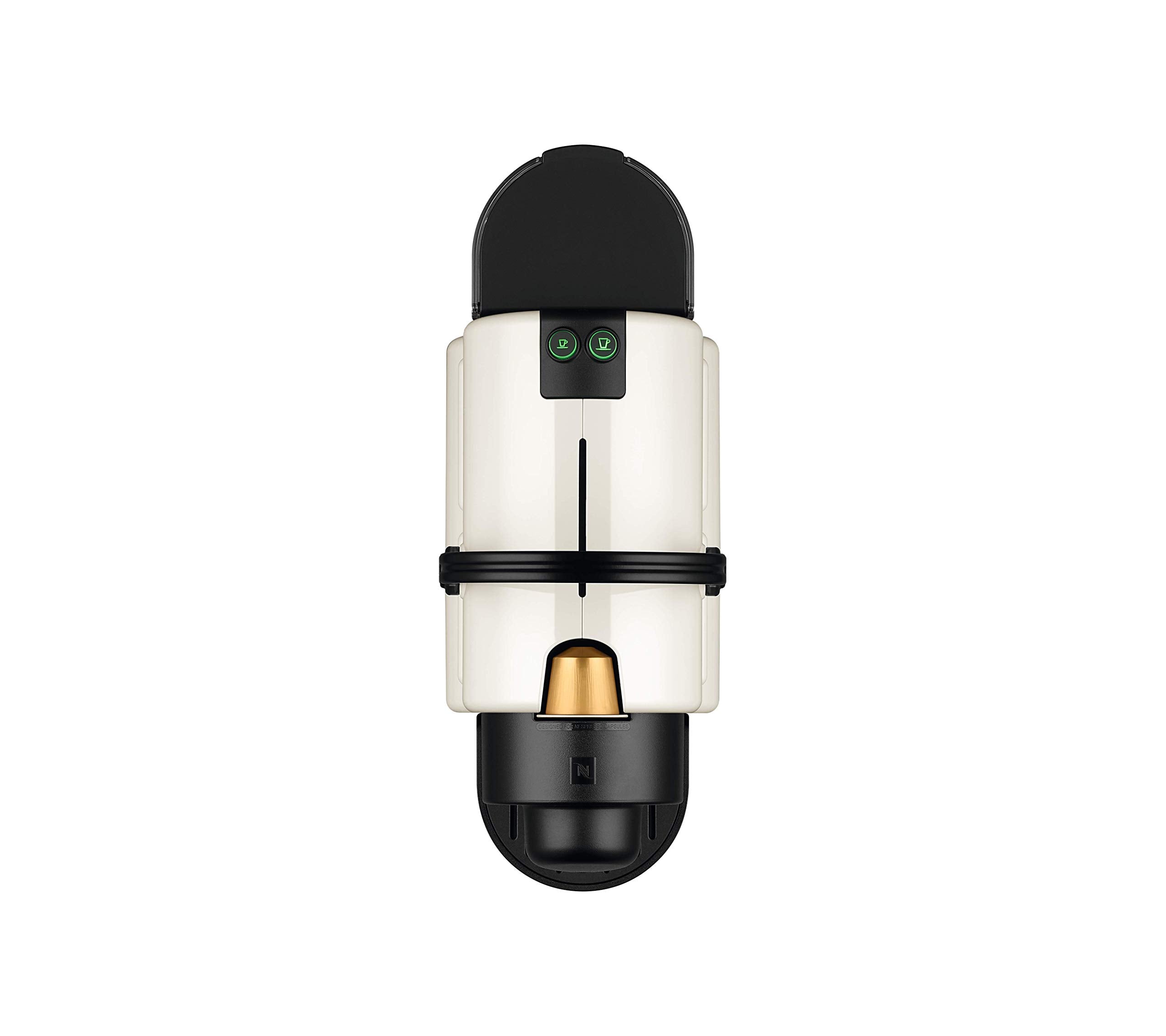 Machine à Café Capsule Rouge Rubis + Mousseur à Lait Blanc – Pack Complet Expresso